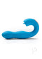 Joi Thrust 2 App Controlled Thrusting G Spot Vibrator Blue on a white background.