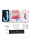 Joi Thrust 2 App Controlled Thrusting G Spot Vibrator Blue displayed with packaging and accessories.