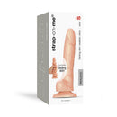 Strap-On-Me Sliding Skin Realistic Dildo Vanilla Small packaging showcasing its dual-density silicone design.