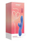 Fortexa App Controlled Flapping Dual Vibrator Blue by Honey Play Box packaging with sleek design.
