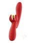 Fortexa App Controlled Flapping Dual Vibrator Red featuring a unique design for enhanced pleasure.