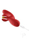 Fortexa App Controlled Flapping Dual Vibrator Red with unique flapping stimulator and textured shaft.