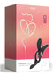 Pleasure Pivot App Controlled Couples Vibrator Black packaging featuring a sleek design and vibrant colors.