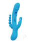 Trilux App Controlled Rabbit Vibrator Blue by Honey Play Box features multiple stimulation points for enhanced pleasure.