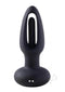 Snuggy Tapping Anal Plug Vibrator Black by Honey Play Box, a flapping butt sex toy designed for anal pleasure.