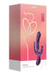 Trilux App Controlled Rabbit Vibrator Purple Honey Play Box packaging with a pink gradient design.