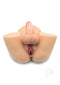 Kiotos Masturbator Silicone Dildo with Pussy and Ass Vanilla showing detailed textures and realistic openings.