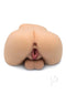 Kiotos Masturbator Silicone Dildo with Pussy and Ass Vanilla - realistic triple-stimulation sex toy.