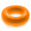 Oxballs Fat Willy 3-pack Jumbo Cockrings Orange thick, grippy ring in vivid orange finish