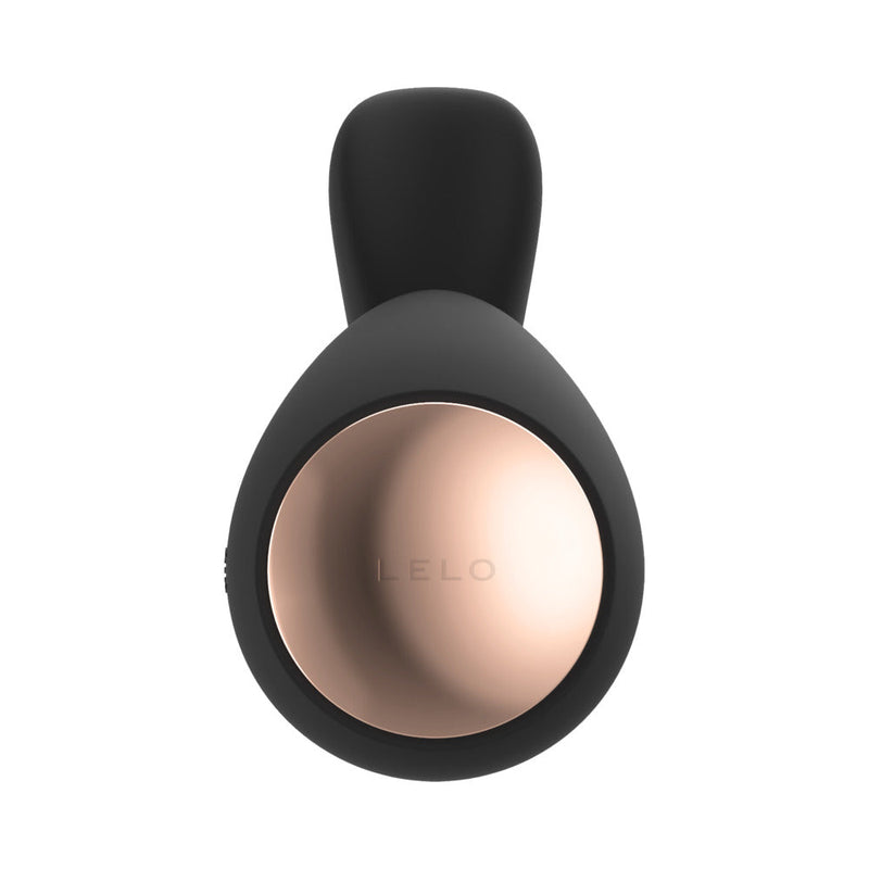 LELO IDA Wave Rechargeable Dual Stimulator Black top view showcasing its elegant design and features.