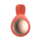 LELO IDA WAVE Rechargeable Dual Stimulator Coral Red top view showcasing its sleek design and luxurious finish.
