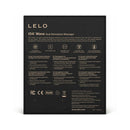 LELO IDA WAVE Rechargeable Dual Stimulator Coral Red packaging features and details on back of the box.