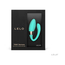 LELO TIANI HARMONY Dual Stimulation Couples Vibrator Aqua in elegant packaging with app connectivity