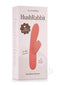 Hush Rabbit Soundless Vibrator Pink packaging showcasing dual stimulation and 6 vibration speeds.