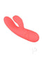 Hush Rabbit Soundless Vibrator Pink on a white background showcasing its sleek design and dual stimulation features.