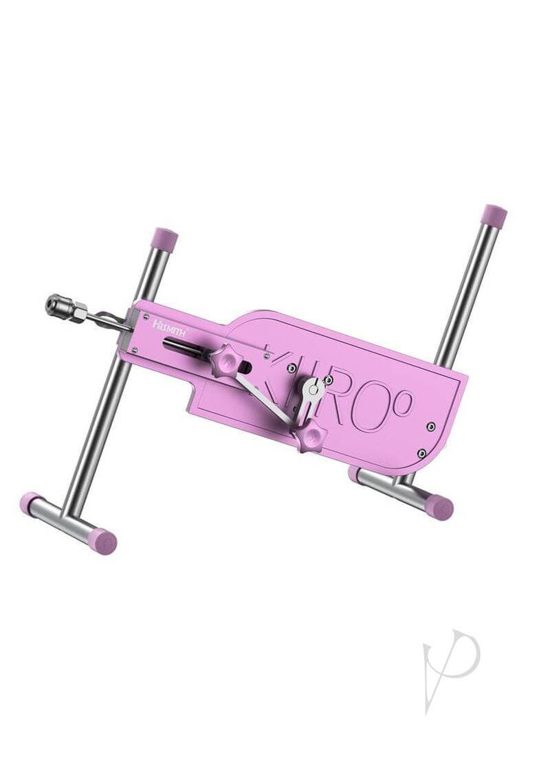 Kiiroo PleasureDrive Interactive Sex Machine Pink with a durable frame and powerful motor for enhanced pleasure.