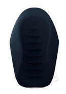 VeDo Stroke Silicone Rechargeable Vibrating Stroker Black showcasing a smooth, ribbed texture design.