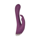 Princess Bunny Tickler Dual Stimulator Silicone Purple, rabbit-style dual vibrator with tickling ears and G-spot tip.