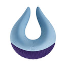 FemmeFunn Volea Silicone Fluttering Tip Vibrator Light Blue in a modern design for customizable stimulation.