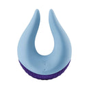 FemmeFunn Volea Silicone Fluttering Tip Vibrator Light Blue displayed against a white background.