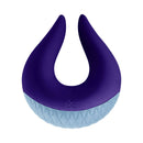 FemmeFunn Volea Silicone Fluttering Tip Vibrator Dark Purple with a unique fluttering tip design.