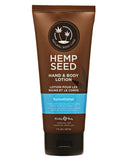 Earthly Body Hemp Seed Hand and Body Lotion 7 Oz Sunsational, light moisturizer with natural oils and refreshing scent.