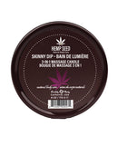 Earthly Body Suntouched Hemp Candle 6 Oz Skinny Dip, 3-in-1 massage candle with natural body care.