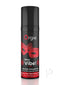 Orgie Sexy Vibe Hot Intimate Arousal Gel 0.5 fl oz in a sleek black container, designed for enhanced intimacy.
