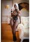 Kiara Lifesize Sex Doll 161 cm Chocolate in stylish outfit, showcasing voluptuous figure and unique design.