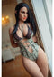 Maria Sex Doll 163 CM with Vibration Suction and Voice in stylish lingerie, showcasing her lifelike design and features.