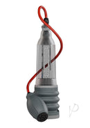 Bathmate HydroXtreme6 Penis Pump Clear showing upgraded design and hand ball for pressure control