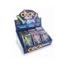 Cock Rockets Oral Sex Candy Assorted Flavor 36-piece Display with colorful packaging and assorted flavors.