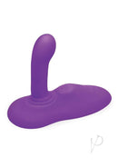 Purple G-Spot dildo designed for thrusting and tapping, offering customizable pleasure and satisfaction.