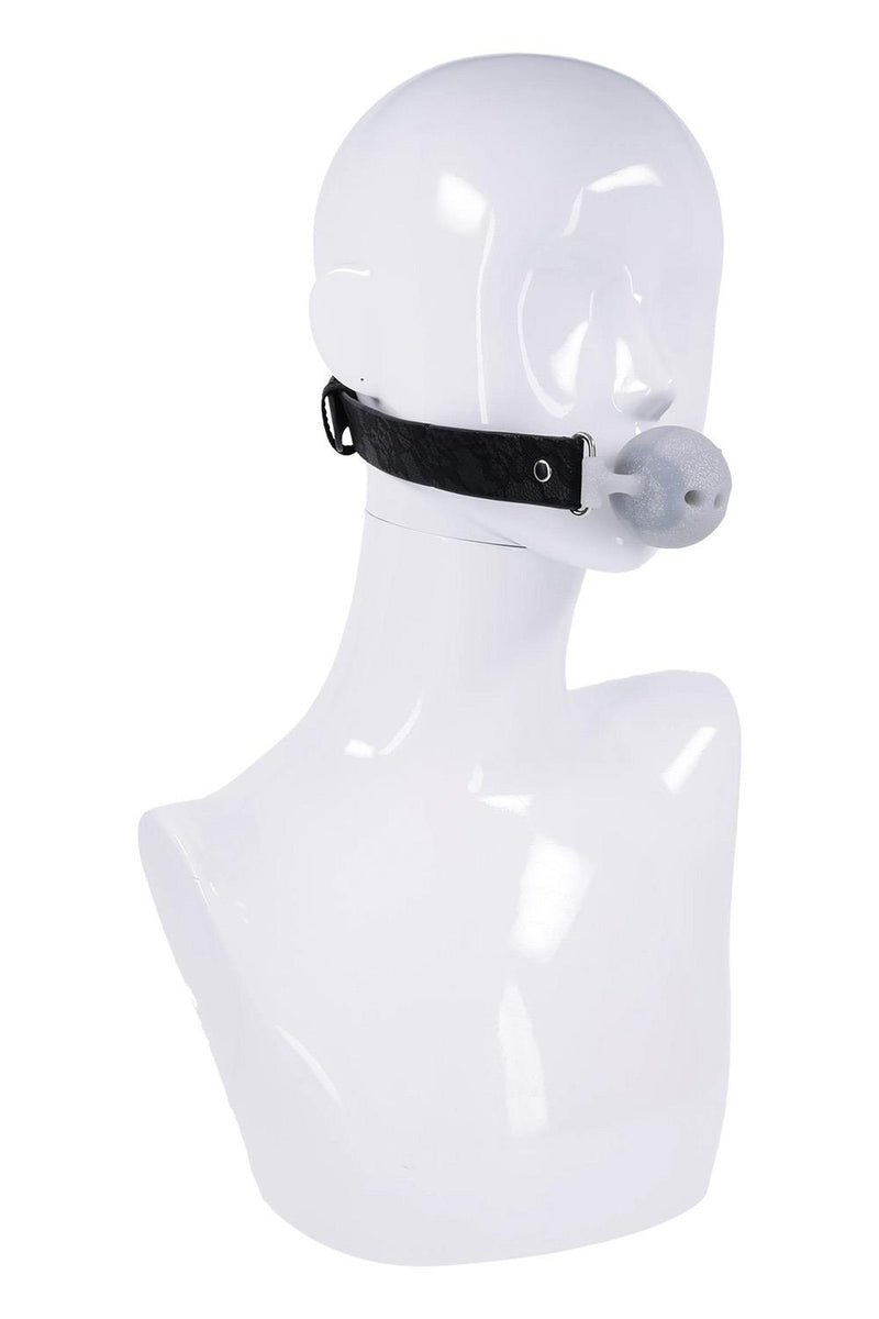LACE BREATHABLE BALL GAG SILICONE-2