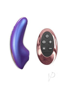 Love To Love Dreamer Clitoral Vibrator Iridescent Night with backlit remote and smooth pebble design.
