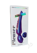 Love To Love Pleaser Clitoral Stimulator Iridescent Night packaging showcasing its ergonomic design and features.