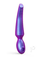 Love To Love Pleaser Clitoral Stimulator Iridescent Night in a purple and blue design, ergonomic for pleasure.
