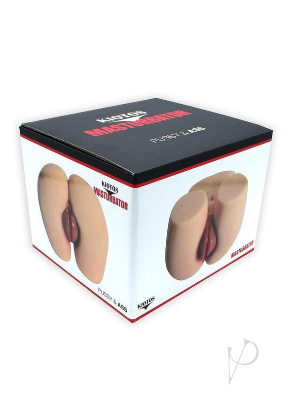 Kiotos Mastubator Pussy and Ass NR15 Vanilla packaging featuring dual-entry design.
