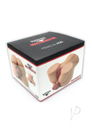 Kiotos Masturbator Penis in Ass and Pussy Vanilla packaging box showcasing realistic design and entry points.