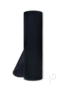 WhipSmart Waterproof Love Throw Black displayed in black plush material.
