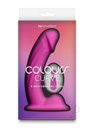 Colours Curve 6 Inch Remote Control Vibrating Dildo Pink packaging with sleek design and vibrant colors.
