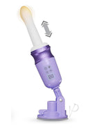 Temptasia Violet Vixen Thrusting Dildo Vibrator Purple with thrusting action and warming feature.