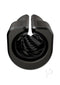 Arcwave Zing Vibrating Stroker Dual Motor Masturbator Black showing open-sleeve design for enhanced stimulation.