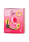 Romp Spin Travel Clitoral Stimulator Turn It Up Pink packaging featuring fun design and rechargeable feature.