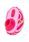Romp Spin Travel Clitoral Stimulator Turn It Up Pink featuring a discreet design for travel-friendly pleasure.