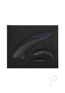 Lust and Luxury Collection Box We Vibe Sync O and Womanizer in sleek black packaging.
