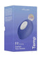 We Vibe Temp Heating and Cooling Vibrator Lavender Blue packaging with temperature technology.