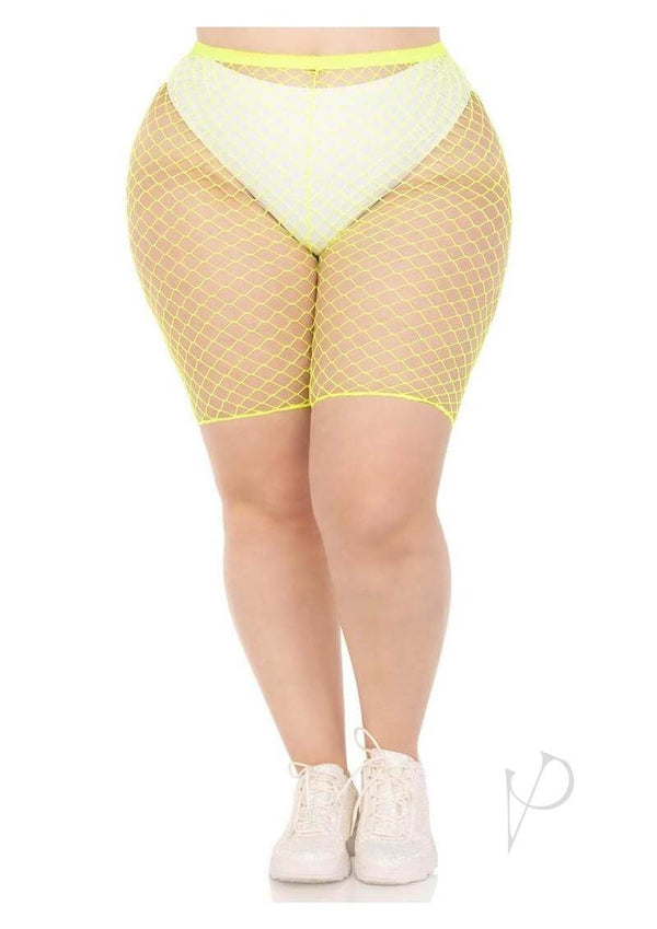 Plus Industrial Net Biker Short 1x2x Ylw-0