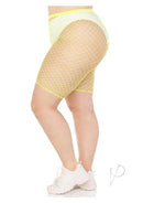 Plus Industrial Net Biker Short 1x2x Ylw-2