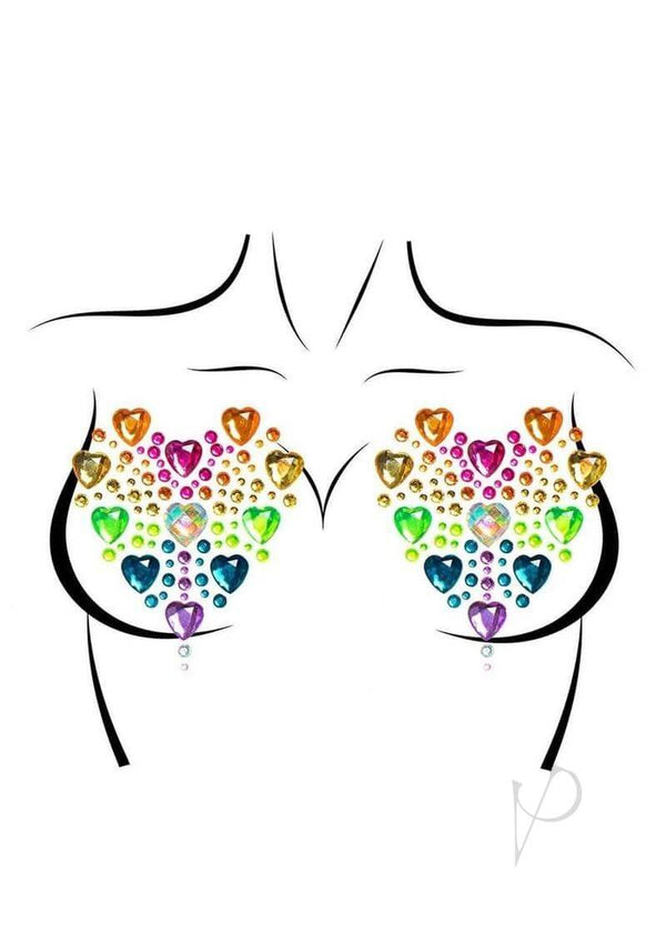 Prism Nipple Jewel Stickers Glitter 2pk-0